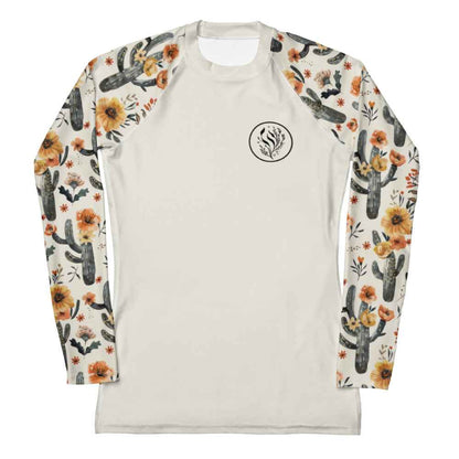 Cactus Sunflower Women's Rash Guard Solid - 