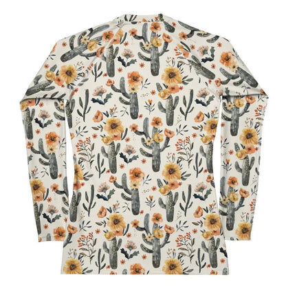 Cactus Sunflower Women's Rash Guard - 