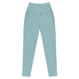 Solid Color Eco Swim Leggings With Pockets -  - ["leggings","Solid","women"]