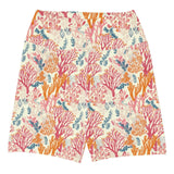 Coral Reef 4" Inch Swim Shorts -  - ["coral","Coral Reef","Short","women"]
