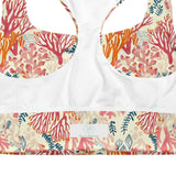 Coral Reef Eco Sports Bra Top -  - ["coral","Coral Reef","swim","women"]