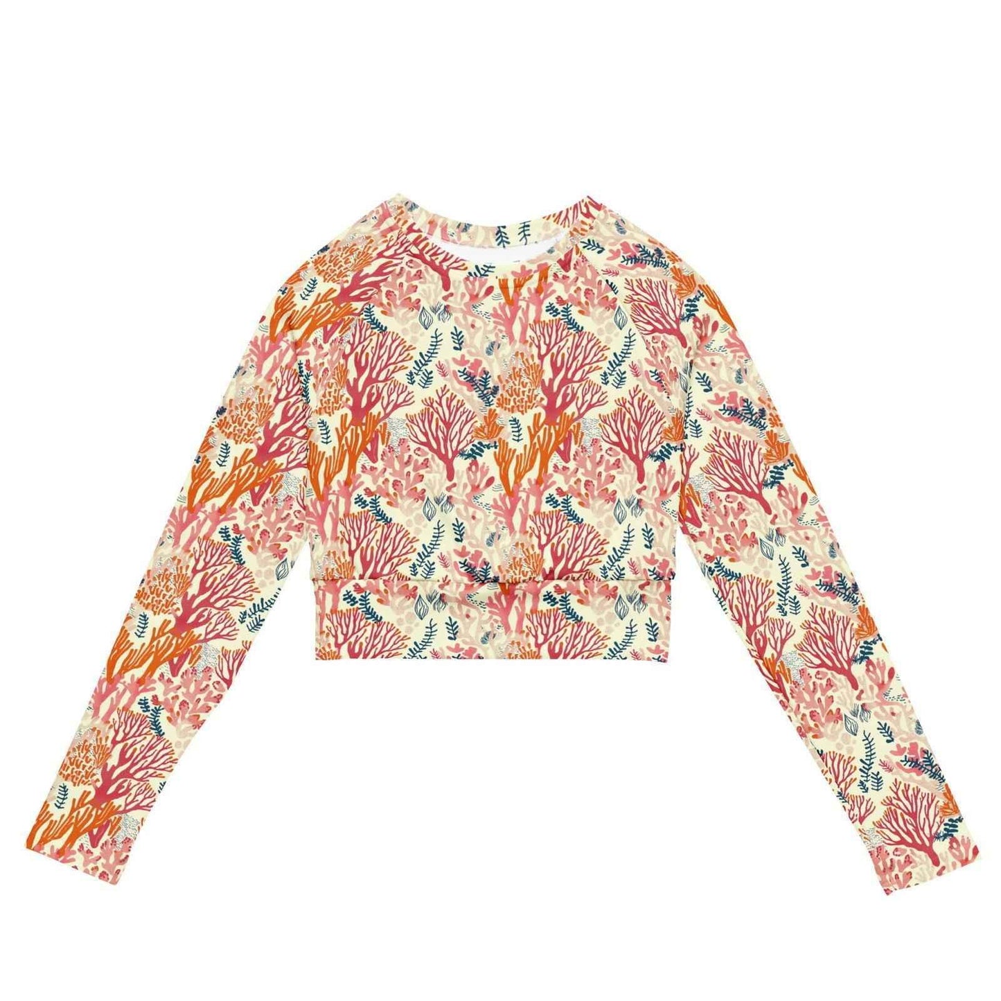 Spotted Eagle Ray Eco Cropped Rash Guard - 
