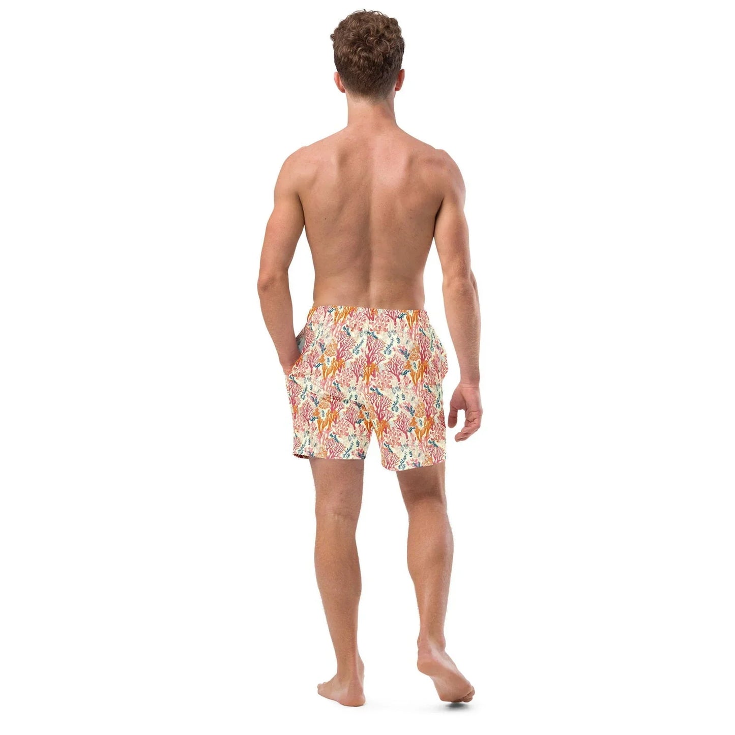 Coral Reef Men's Swim Trunks - 