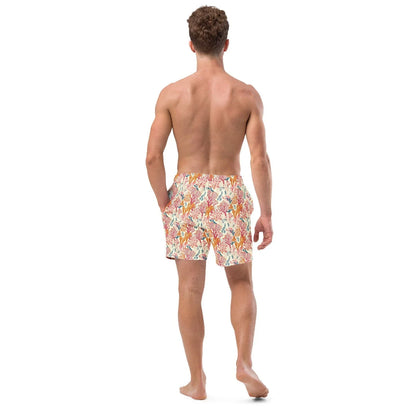 Coral Reef Men's Swim Trunks - 