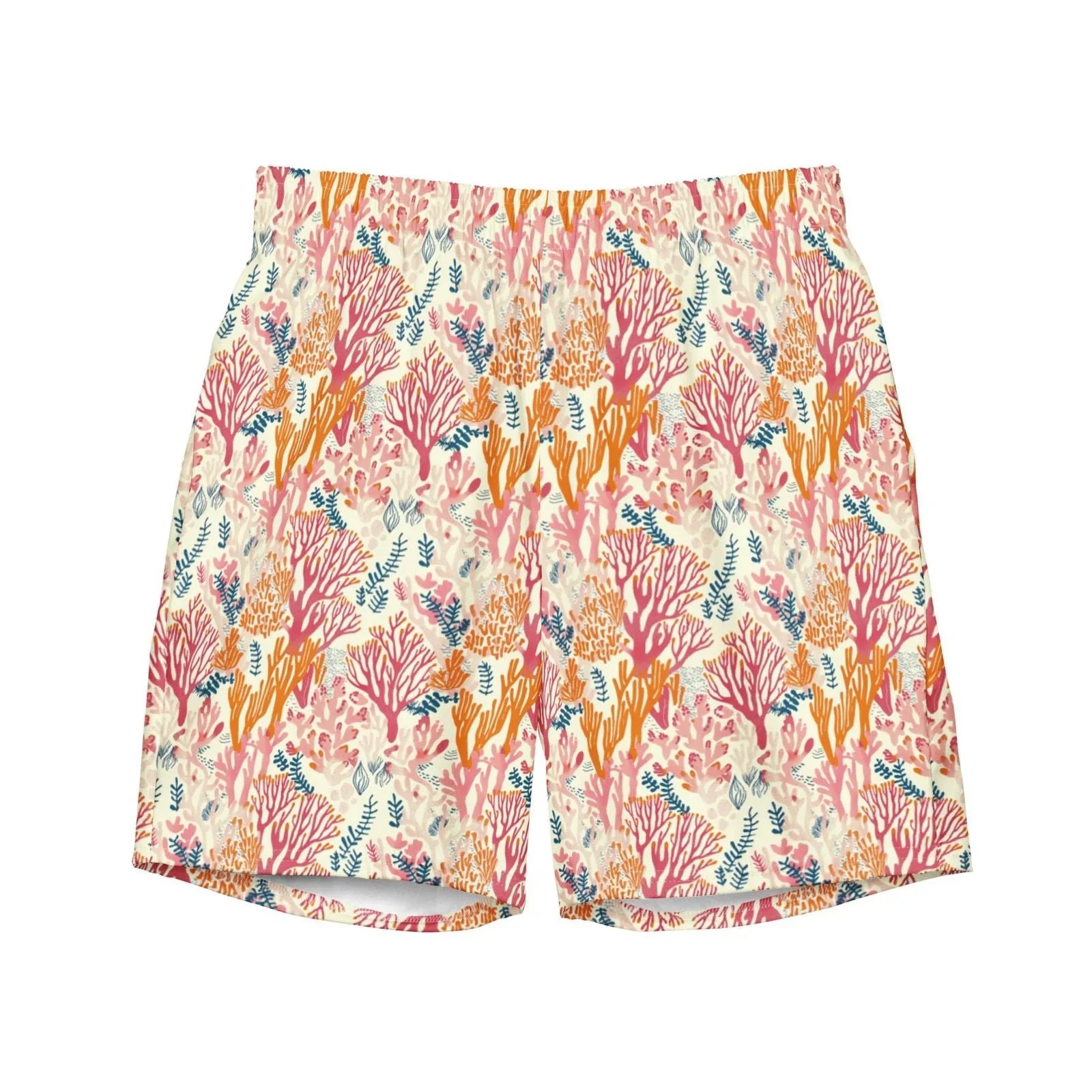 Coral Reef Men's Swim Trunks - 