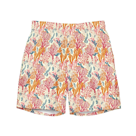 Coral Reef Men's Swim Trunks - 