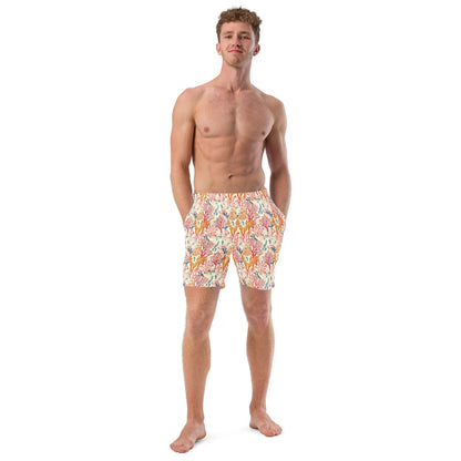 Coral Reef Men's Swim Trunks - 