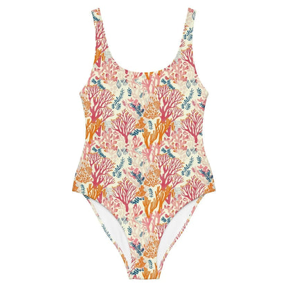 Coral Reef One-Piece Swimsuit - 