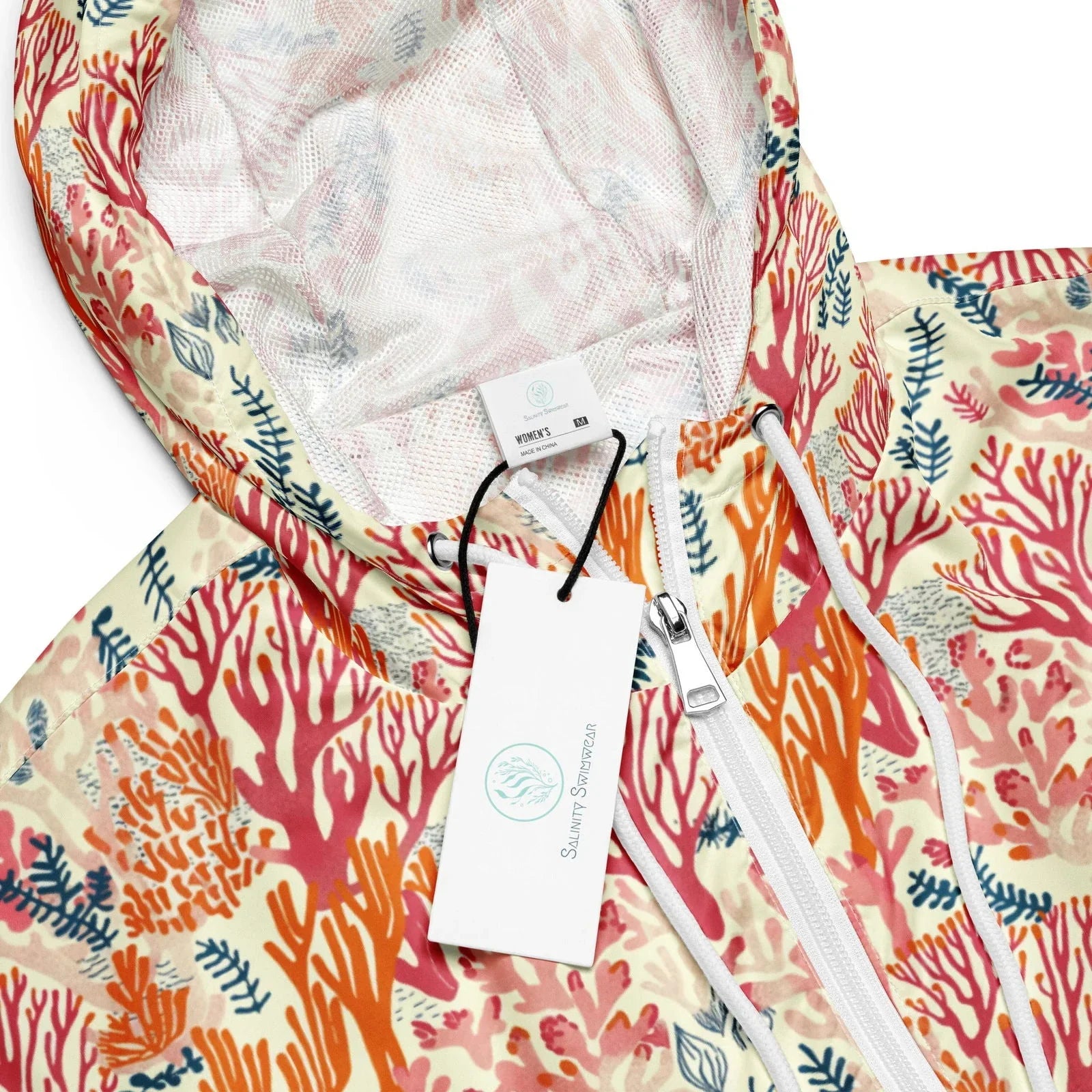Coral Reef Women’s Cropped Windbreaker - 