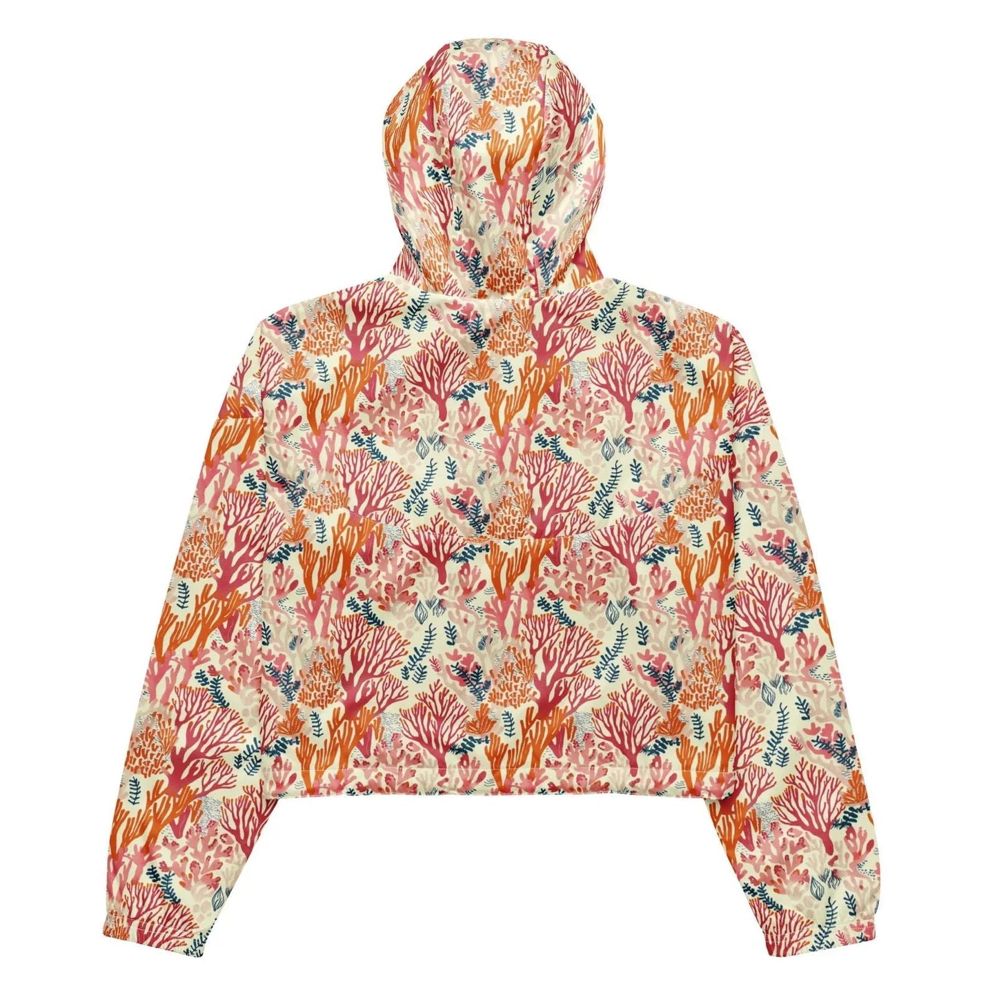 Coral Reef Women’s Cropped Windbreaker - 