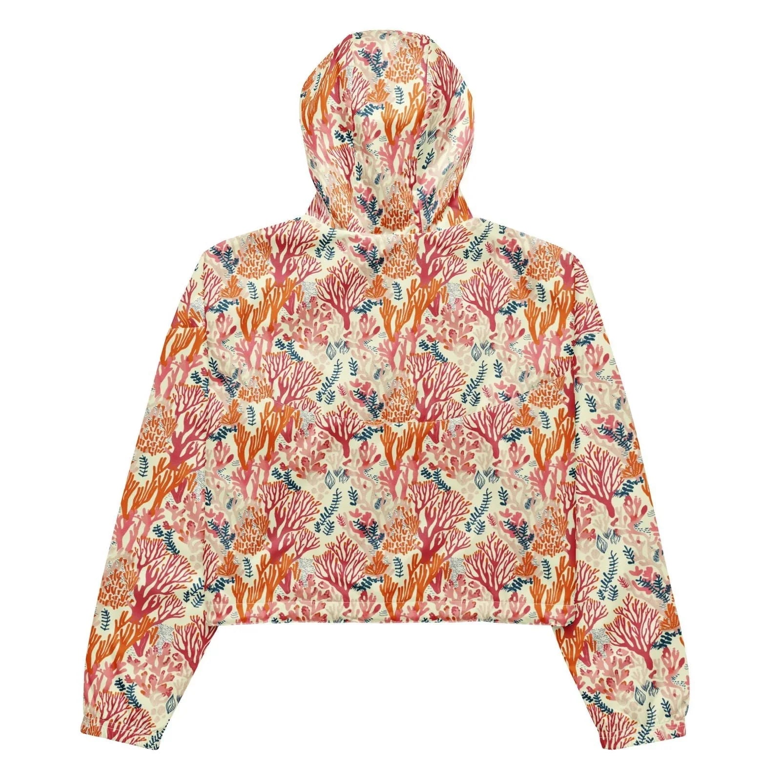 Coral Reef Women’s Cropped Windbreaker - 