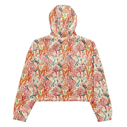 Coral Reef Women’s Cropped Windbreaker - 