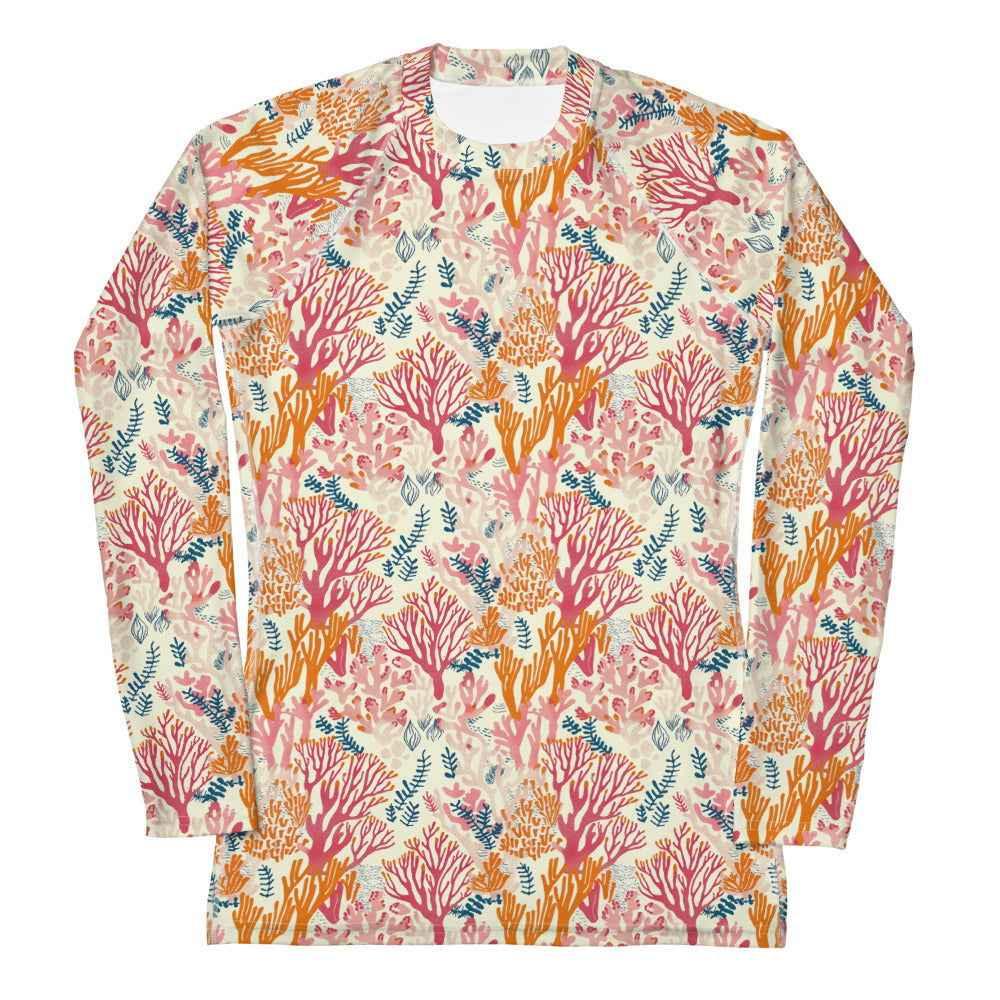 Coral Reef Women's Rash Guard - 