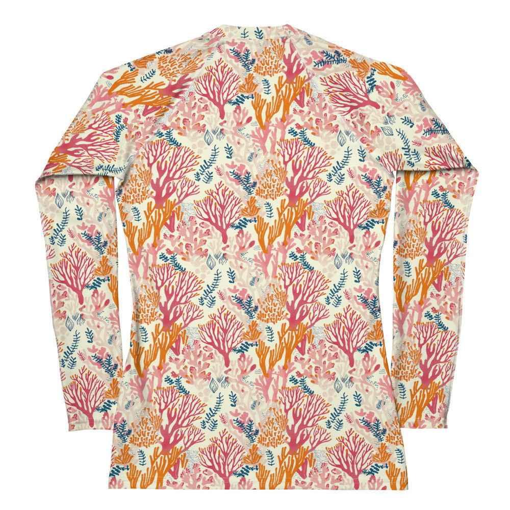 Coral Reef Women's Rash Guard - 