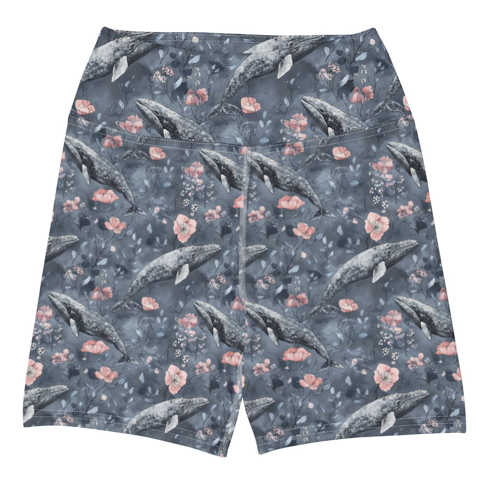 Dusky Gray Whale 4" Inch Dive Shorts - 