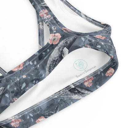 Dusky Gray Whale Eco Bikini Top - 