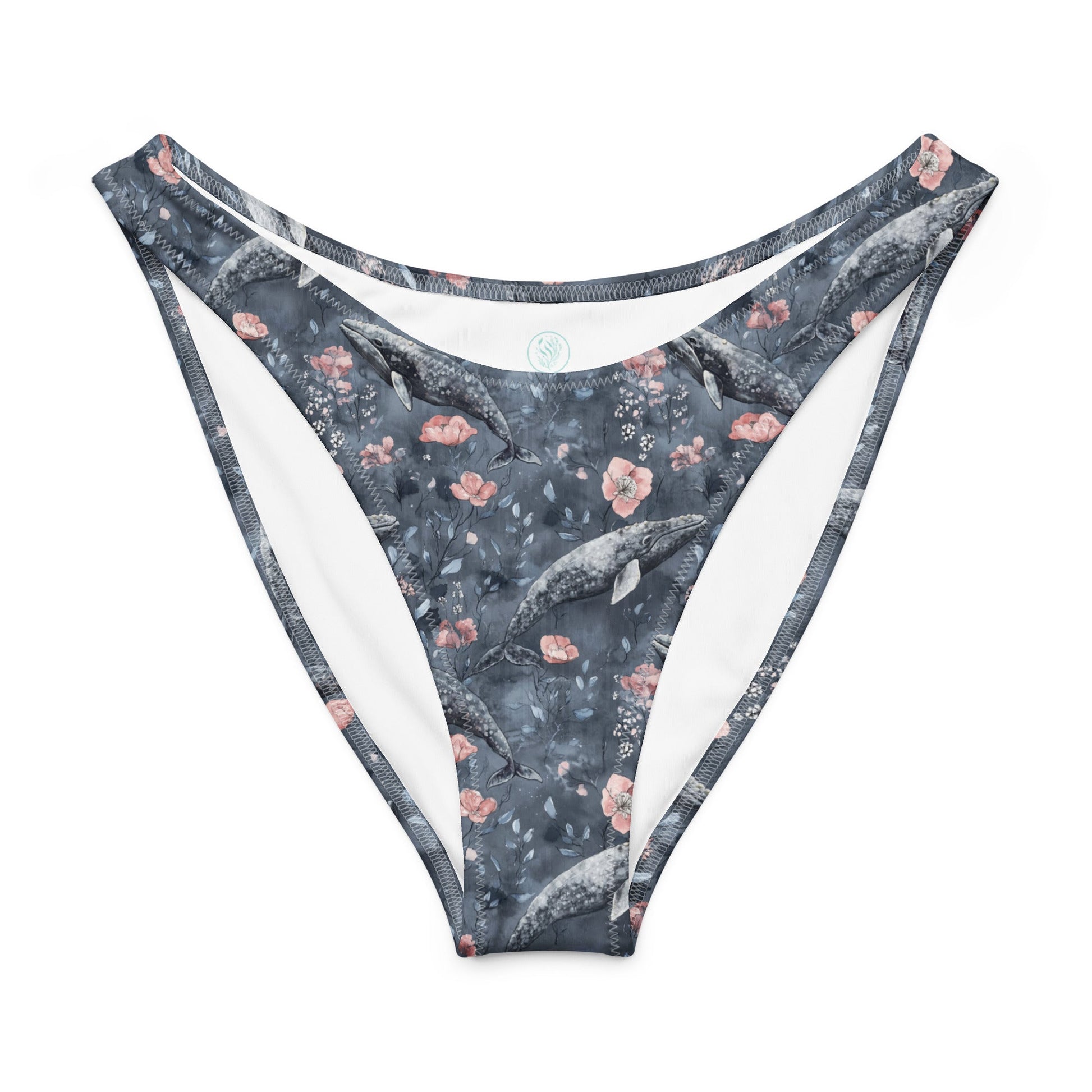 Invasive Lionfish Eco High-Leg Cheeky Bikini Bottom - 