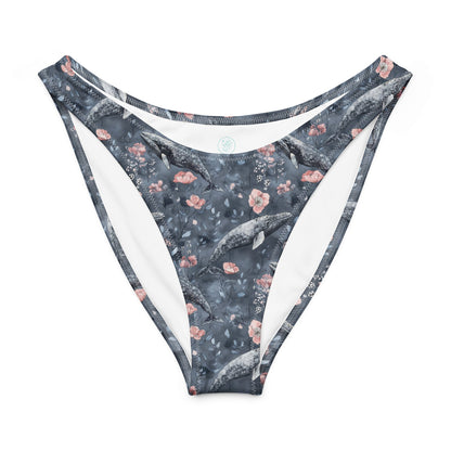 Invasive Lionfish Eco High-Leg Cheeky Bikini Bottom - 