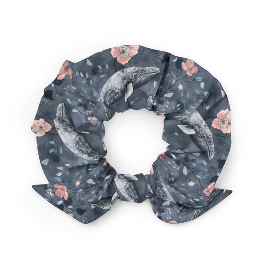 Dusky Gray Whale Eco-Scrunchie - 