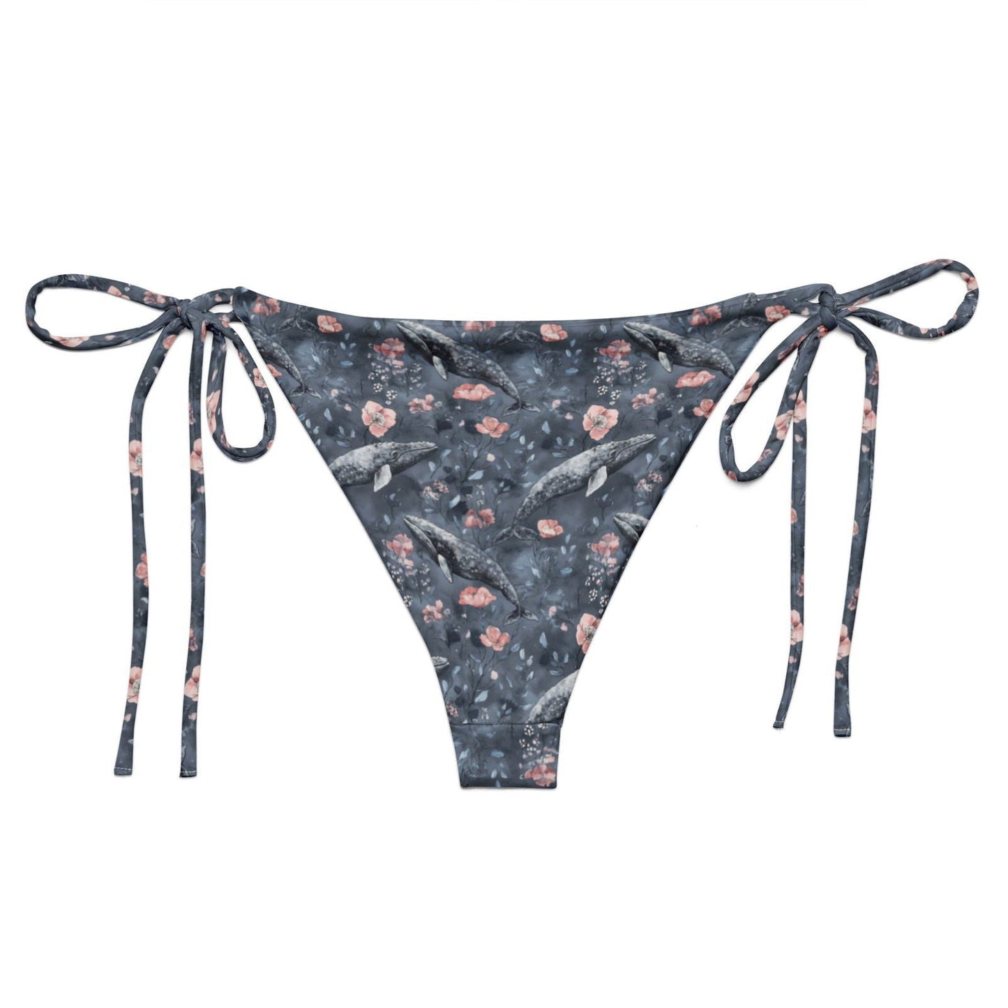 Dusky Gray Whale Eco String Bikini Bottom - 