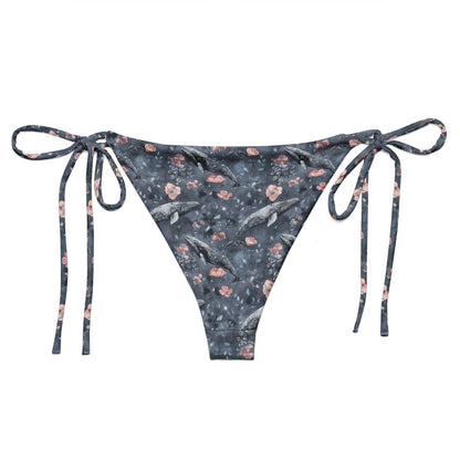 Dusky Gray Whale Eco String Bikini Bottom - 