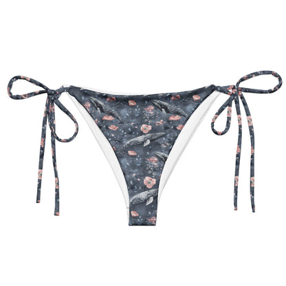 Dusky Gray Whale Eco String Bikini Bottom - 