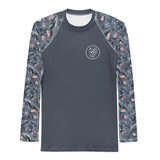 Dusky Gray Whale Men's Rash Guard -  - ["Dusky Gray Whale","men","rash guard","whale"]