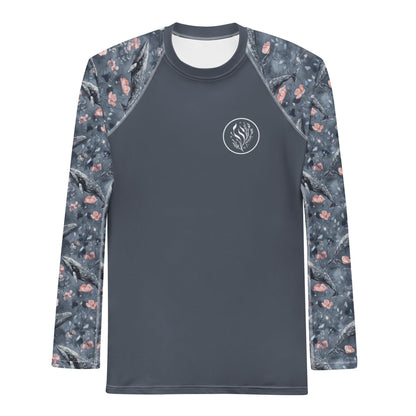 Dusky Gray Whale Men's Rash Guard - 