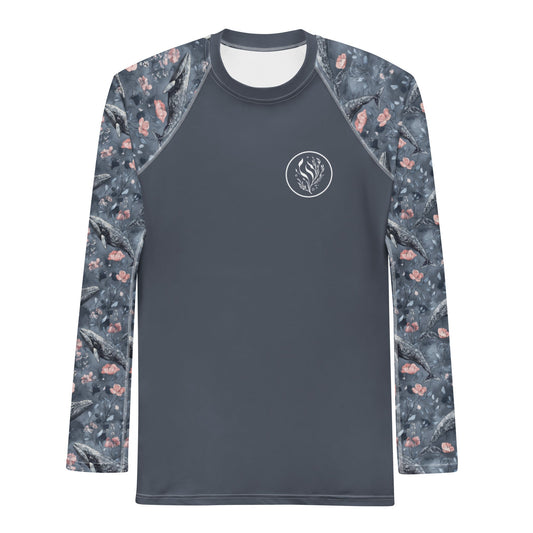Dusky Gray Whale Men's Rash Guard - 