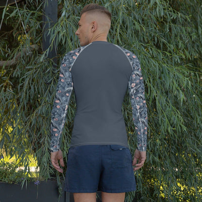 Dusky Gray Whale Men's Rash Guard - 