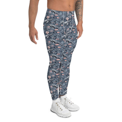 Dusky Gray Whale Men's Swim Leggings - 