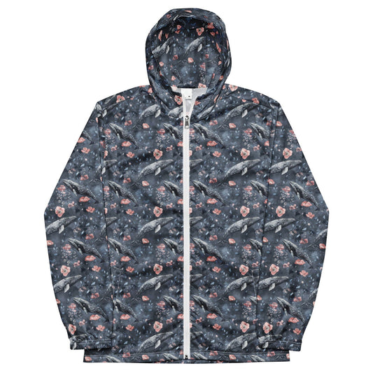 Dusky Gray Whale Men’s windbreaker - 