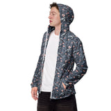 Moonlight Manta Men’s Windbreaker -  - ["Jacket","men","Moonlight Manta","ray","Wildlife"]