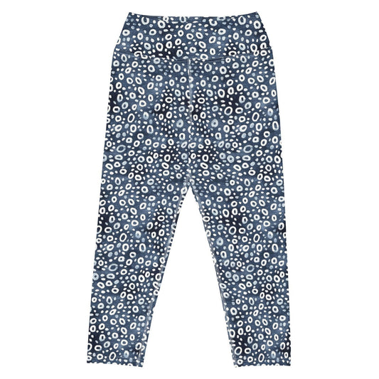 Eagle Ray Spots Capri Dive Swim Leggings - 