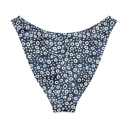 Eagle Ray Spots Eco High-Leg Cheeky Bikini Bottom - 