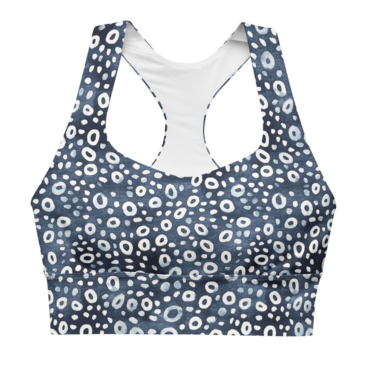 Whale Shark Mosaic Eco Sports Swim Top - 