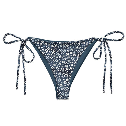 Whale Shark Mosaic Eco String Bikini Bottom - 