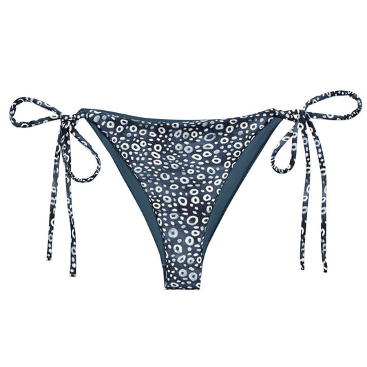 Whale Shark Mosaic Eco String Bikini Bottom - 