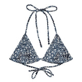 Whale Shark Mosaic Eco String Bikini Top -  - ["swim","Whale shark","Whale Shark Mosaic","women"]