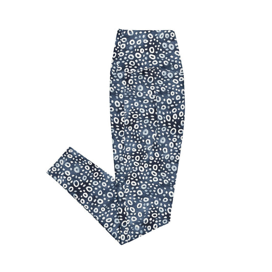 Whale Shark Mosaic Eco Swim Leggings With Pockets - 