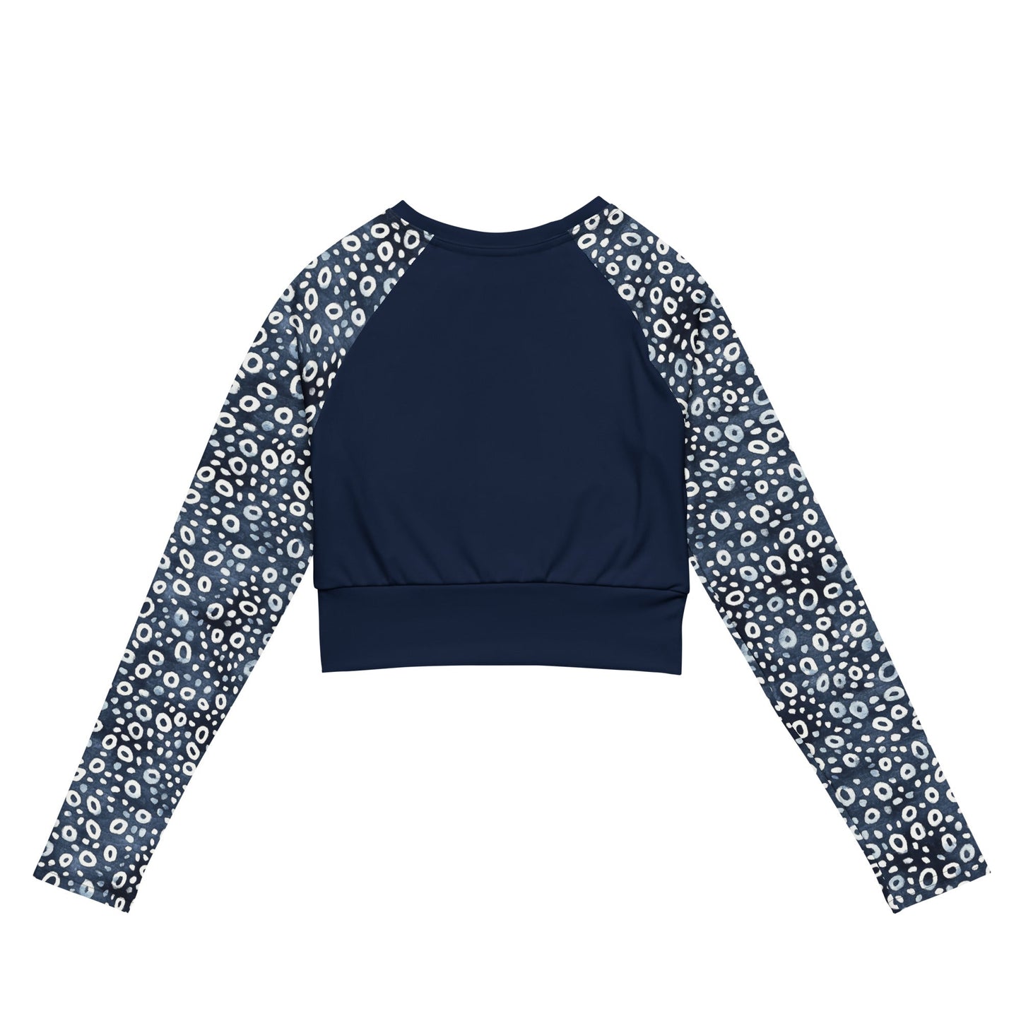 Eagle Ray Spots Eco Cropped Rash Guard Solid - 