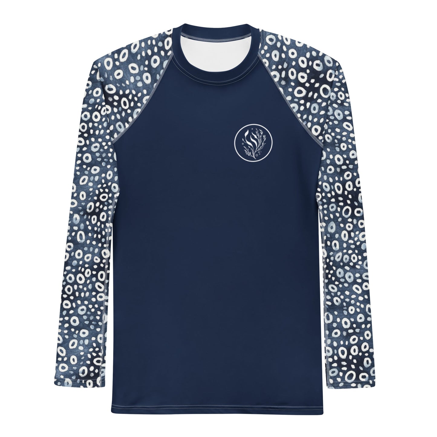 Whale Shark Mosaic Men's Rash Guard - 