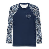 Whale Shark Mosaic Men's Rash Guard -  - ["men","rash guard","Whale shark","Whale Shark Mosaic"]
