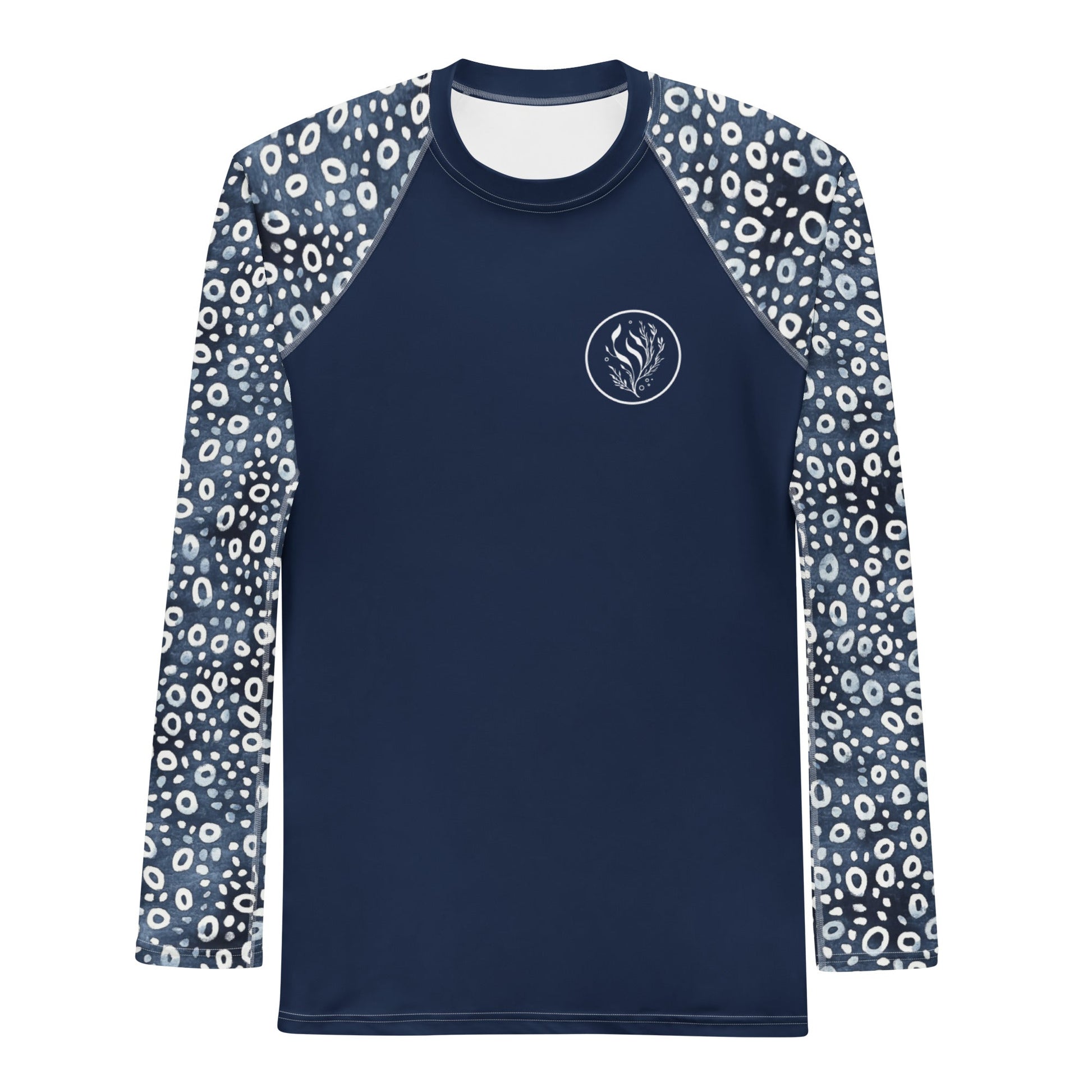 Whale Shark Mosaic Men's Rash Guard - 