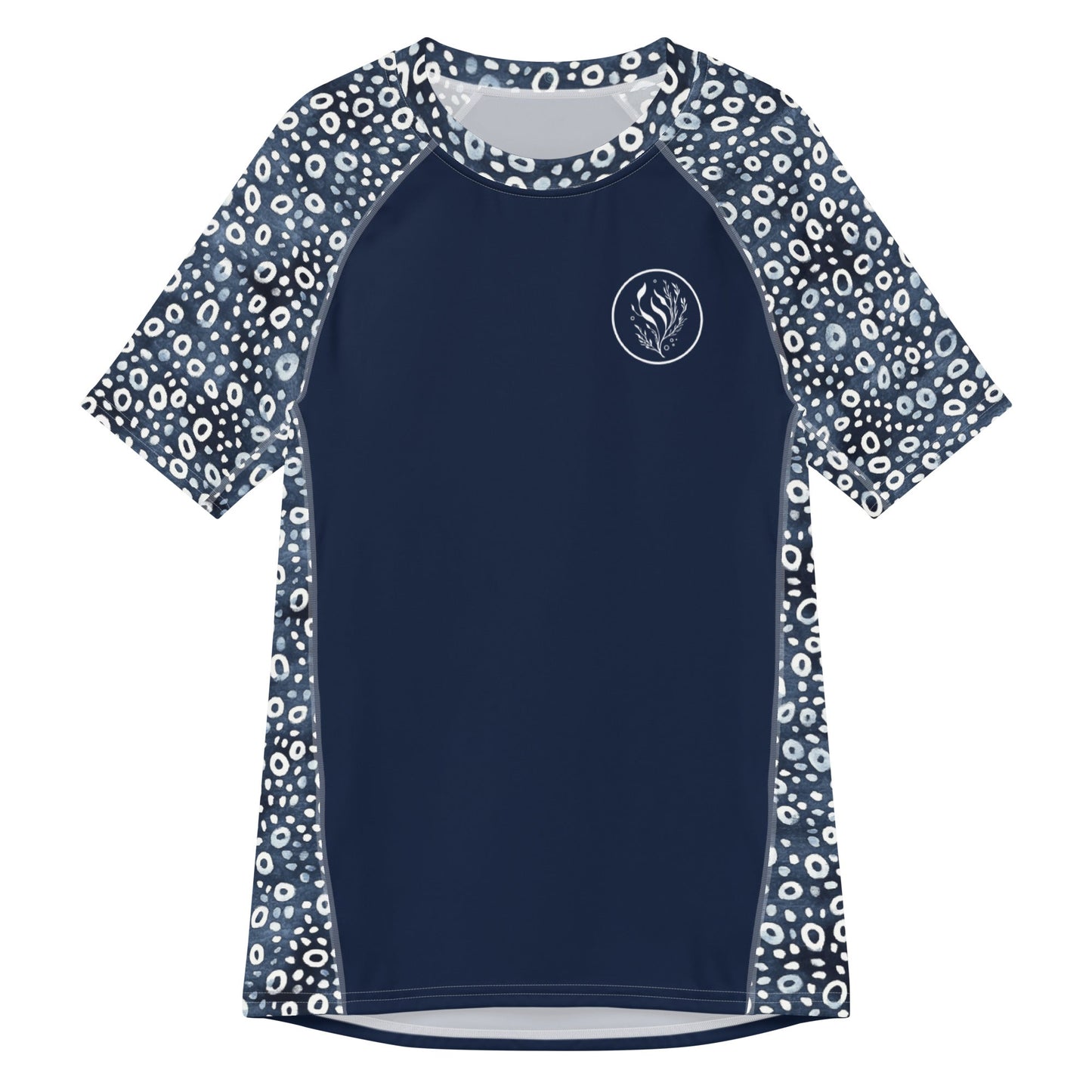 Eagle Ray Spots Men’s Short Sleeve Swim Shirt - 