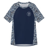 Eagle Ray Spots Men’s Short Sleeve Swim Shirt -  - ["Eagle Ray Spots","Men","Rash guard","ray"]