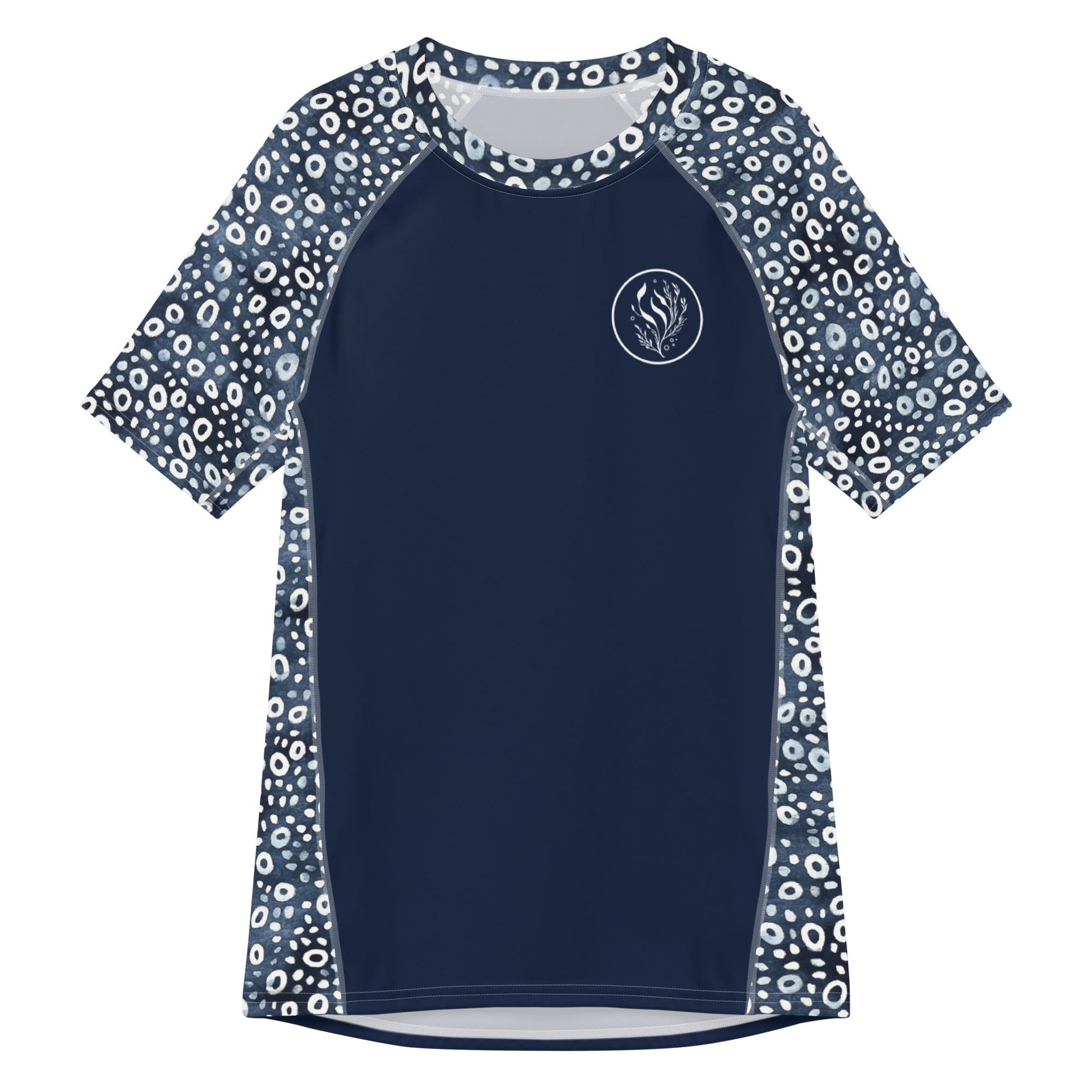 Eagle Ray Spots Men’s Short Sleeve Swim Shirt - 