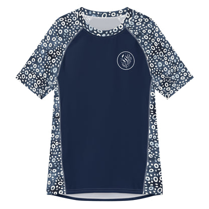 Eagle Ray Spots Men’s Short Sleeve Swim Shirt - 