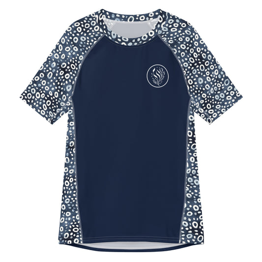 Eagle Ray Spots Men’s Short Sleeve Swim Shirt - 