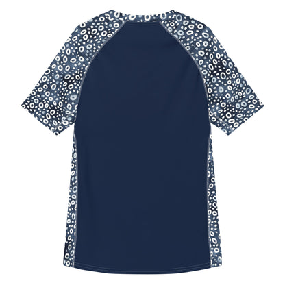 Eagle Ray Spots Men’s Short Sleeve Swim Shirt - 